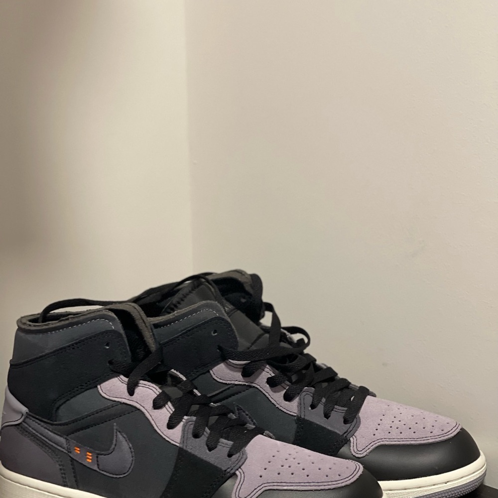 Nike Men's High-Top Sneakers - Black and Grey
